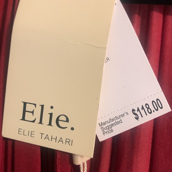 Ellie Tahari red dress, large - Picture 2 of 5